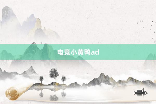 电竞小黄鸭ad