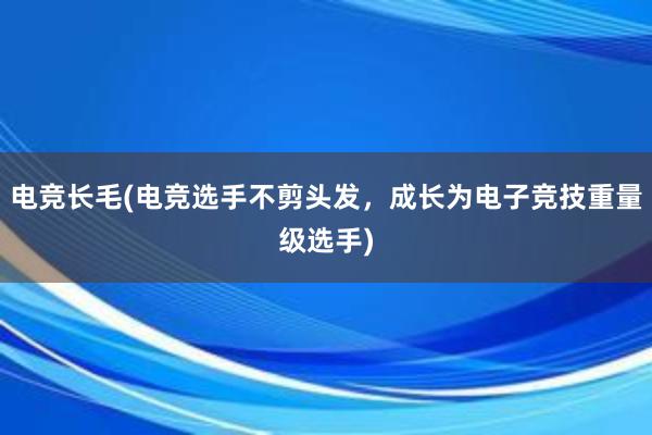 电竞长毛(电竞选手不剪头发，成长为电子竞技重量级选手)