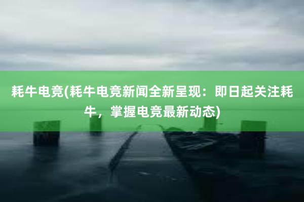 耗牛电竞(耗牛电竞新闻全新呈现：即日起关注耗牛，掌握电竞最新动态)