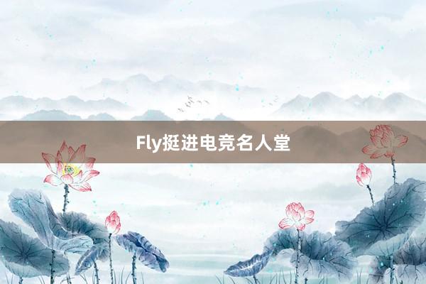 Fly挺进电竞名人堂