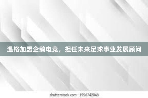 温格加盟企鹅电竞，担任未来足球事业发展顾问