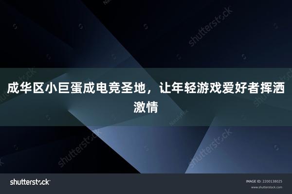 成华区小巨蛋成电竞圣地，让年轻游戏爱好者挥洒激情