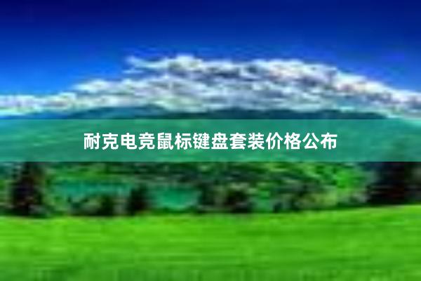 耐克电竞鼠标键盘套装价格公布